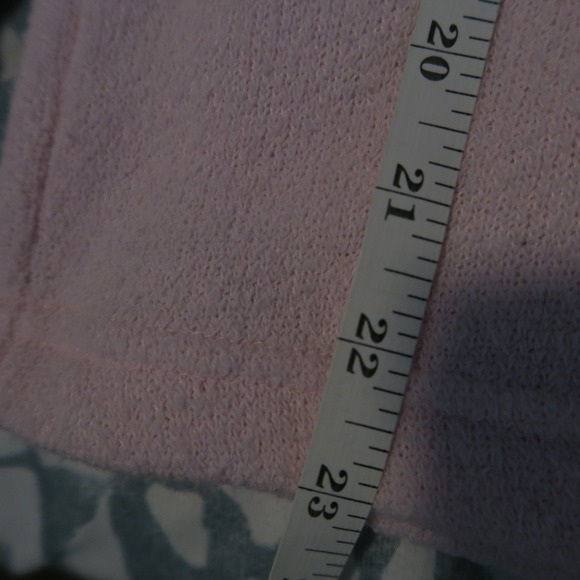 Pink Pullover Sweater Fleece Beach Embroidered Casual Comfy Vacation - Picture 9 of 9